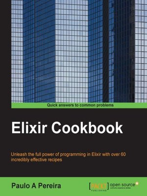 cover image of Elixir Cookbook